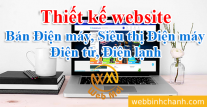 Thiết kế website Bán Điện máy, Siêu thị Điện máy, Điện tử, Điện lạnh