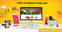Thiết kế Website bán hàng Nông sản Thiết kế Website bán hàng Nông sản