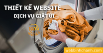 Thiết kế Website Dịch vụ giặt ủi