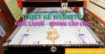 Thiết kế Website Khắc Laser - Quảng cáo CNC