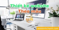 Thiết kế website theo mẫu