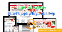 Thiết kế website Thiết bị, phụ kiện nhà bếp