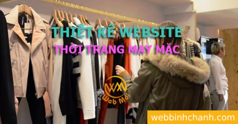 Thiết kế Website Bán Áo Quần, Bán Sản phẩm Thời trang May mặc
