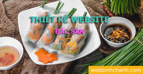 Thiết kế Website bán Đặc sản