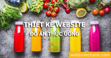 Thiết kế Website bán Đồ ăn - Thức uống