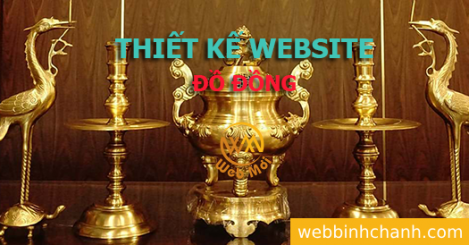 Thiết kế Website bán Đồ Đồng, Dịch vụ Đồ Đồng
