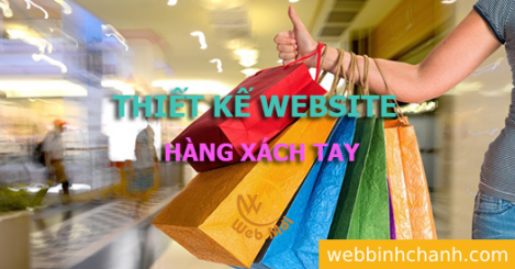 Thiết kế website Bán Hàng Xách Tay, Hàng Order cao cấp