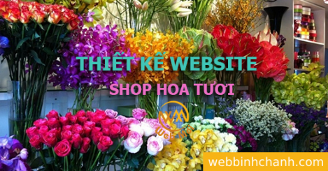 Thiết kế website Bán Hoa Tươi, Shop Hoa, Điện Hoa