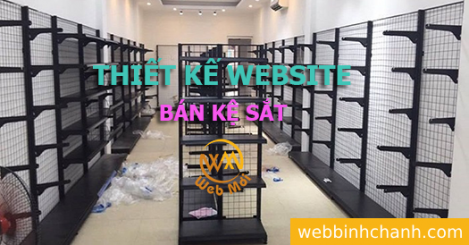 Thiết kế Website Kệ sắt