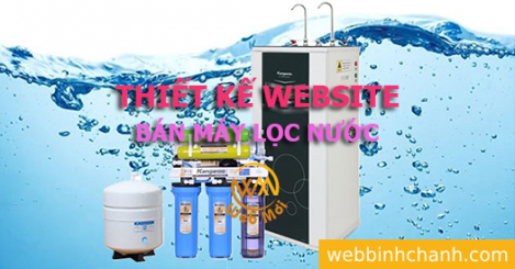 Thiết kế Website Máy lọc nước