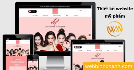 Thiết kế Website Bán Mỹ phẩm