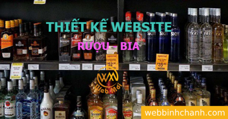 Thiết kế Website Bán Rượu - Bia, Quà Biếu