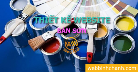 Thiết kế Website Bán Sơn, Sơn Nước, Sơn Nhà