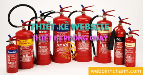 Thiết kế Website Bán Thiết bị phòng cháy, chữa cháy