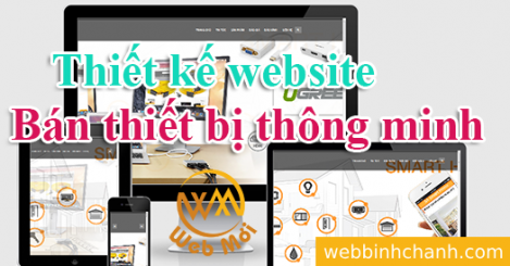 Thiết kế website bán thiết bị thông minh