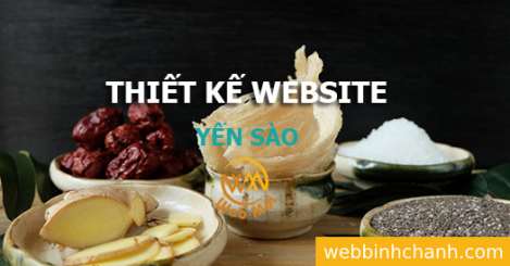 Thiết kế Website bán Yến sào