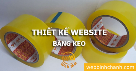 Thiết kế Website Băng keo