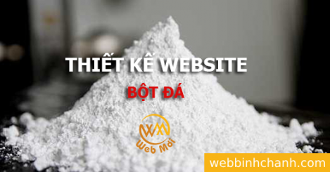Thiết kế Website Bột đá