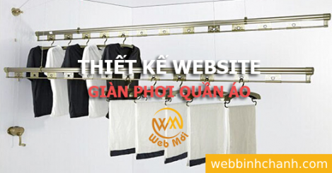 Thiết kế website Công ty Bán Giàn Phơi Thông Minh