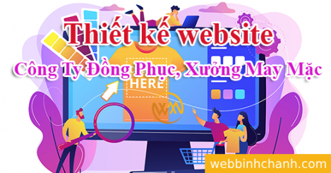 Thiết kế website Công Ty Đồng Phục, Xưởng May Mặc