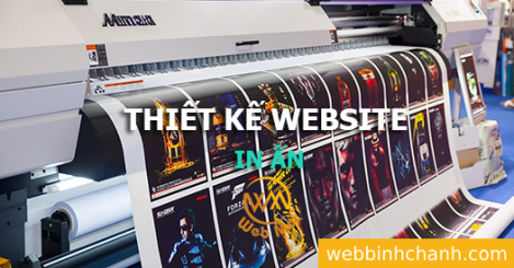 Thiết kế website Công ty In Ấn, Dịch vụ Thiết kế In Ấn