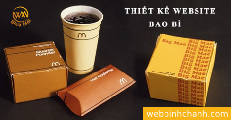 Thiết kế website Công ty sản xuất Bao bì, Thiết kế, In ấn Bao bì