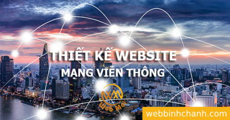 Thiết kế website Công ty Viễn Thông, Dịch vụ Mạng Viễn Thông