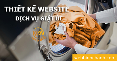 Thiết kế Website Dịch vụ giặt ủi