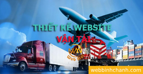 Thiết kế website Dịch vụ Vận tải, Vận chuyển Logistics