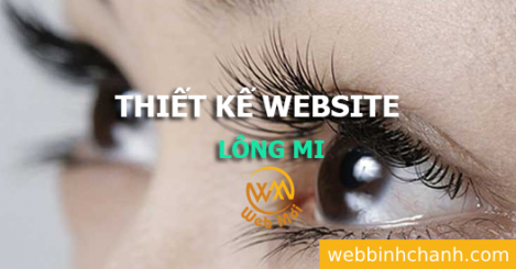 Thiết kế Website Lông Mi