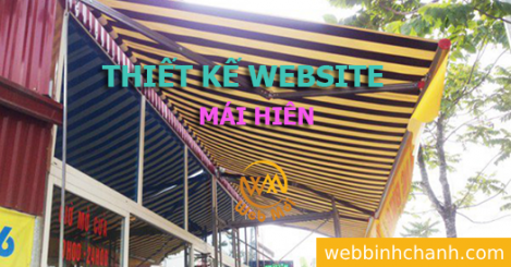 Thiết kế Website Mái hiên
