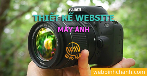 Thiết kế Website Máy ảnh
