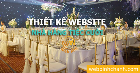 Thiết kế Website Nhà hàng tiệc cưới