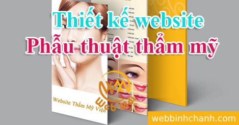 Thiết kế website Phẫu thuật thẩm mỹ