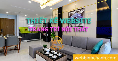Thiết kế Website Sản phẩm Trang trí nội thất
