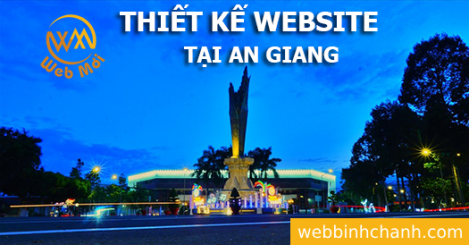 Thiết kế Website tại tỉnh An Giang