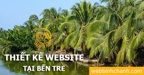 Thiết kế Website tại tỉnh Bến Tre