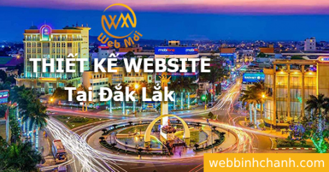 Thiết kế Website tại tỉnh Đắk Lắk