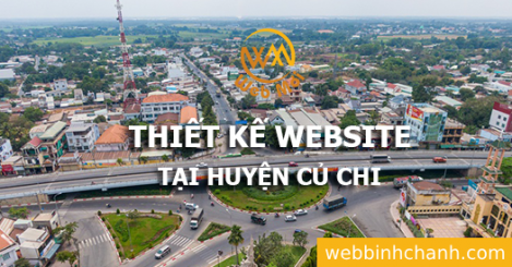 Thiết kế Website tại Huyện Củ Chi Thành phố Hồ Chí Minh
