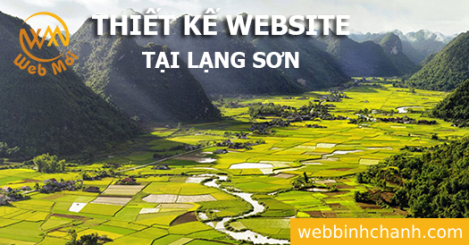 Thiết kế Website tại tỉnh Lạng Sơn