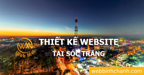 Thiết kế Website tại tỉnh Sóc Trăng