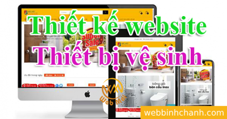 Thiết kế website thiết bị vệ sinh