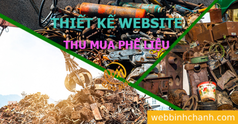 Thiết kế Website Thu mua phế liệu, Mua bán Phế Liệu