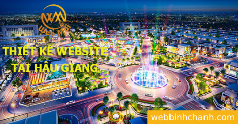 Thiết kế Website tại tỉnh Hậu Giang