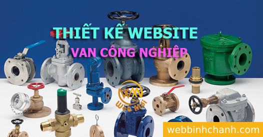 Thiết kế Website Bán Van công nghiệp, thiết bị công nghiệp
